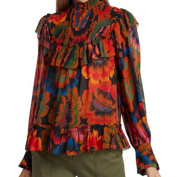 FARM Rio Floral Multicolor Blouse - Picture 2 of 10